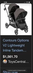 Contours Options Elite V2 Stroller. Fixed Price $329.02.