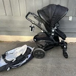 Joolz GEO2 Black W/ Bassinet Xl Basket, Footmuff, With Accessories Cup Holder. Fixed Price $385.00.