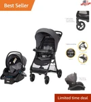 Travel System With Rear-facing Infant Car Seat Lightweight & Easy To Fold. Fixed Price $345.99.