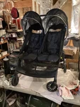 Evenflo Double Stroller AERO2 Ultralightweight In Very Good Condition. Fixed Price $225.00.