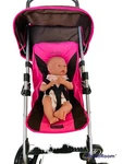 Maclaren Quest Coffee/carmine Rose Doll Stroller. Fixed Price $20.00.