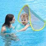 Baby Pool Float W/ Canopy Safety Seat 3-36M Inflatable Swim Ring Summer Fun. Fixed Price $42.99.
