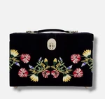Wolf Blue Zoe Large Velvet Travel Case Floral Jewelry Box. Fixed Price $524.98.