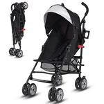 Folding Lightweight Baby Toddler Umbrella Travel Stroller With Basket. Fixed Price $75.99.