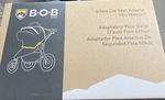 Bob Gear Single Jogging Stroller Adapter For Peg Perego Infant Car Seat Gray Nib. Fixed Price $49.99.