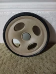 Safety 1ST Dorel Juvenile Stroller Rear Wheel Only. Size 8-1/4". Fixed Price $12.99.