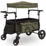 Jeep Deluxe Wrangler Stroller Wagon With Cooler Bag And Parent Organizer By D.... Fixed Price $579.50.
