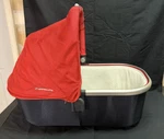 Used Uppababy Bassinet Denny Red Melange (compatible With Vista/cruz/ridge. Fixed Price $33.99.