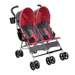 Delta Children Lx Side By Stroller - Recline, Storage, Compact Fold, Grey. Fixed Price $143.66.