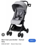 Maxi Cosi Lara Stroller- Nomad Grey. Fixed Price $407.00.