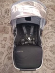Uppababy Vista Rumble Seat 2015-19 & Canopy Fabrics Frame Bluish Gray. Fixed Price $85.00.