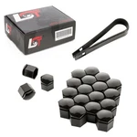 20X Wheel Nut Caps Set Black Glossy 19 Mm For Opel. Fixed Price $25.66.