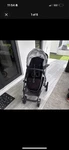 Uppababy Vista Single Stroller Black/gray Canopy Harness Rubber Tires 0317. Fixed Price $185.00.