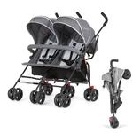 Dream On Me Volgo Twin Baby Lightweight Side-by-side Double Stroller Grey New. Fixed Price $99.99.