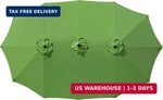 12 Ribs Canopy Replacement For 15FT Double-sided Patio Umbrella, Frame. Fixed Price $97.48.