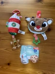 New Lot Of Baby Toys Christmas Holiday Activity Hang From Car Seat Stroller. Fixed Price $14.00.