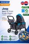 Brand New Jeep Sport All-terrain Stroller Wagon Blue By Delta Children. Fixed Price $295.00.