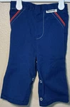Vintage Garanimals Baby Pants 9M Blue Snap Crotch Retro Infant Joggers. Fixed Price $12.99.