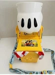 Disney Mickey & Minnie's Runaway Railway Picnic Basket Popcorn Bucket Sealed Bag. Fixed Price $18.99.
