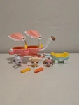Littlest Shop Cutest Babies Sunny #2626 #2627 #2628 Stroller. Fixed Price $120.00.