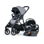 Chicco Bravo 3-IN-1 Trio Travel System, Quick-fold Stroller With Keyfit 30. Fixed Price $449.99.