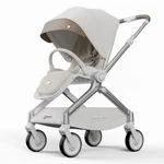 Hot Mom F39 Baby Stroller Beige Gray White Adjustable Back Rest Infant Toddler. Fixed Price $250.00.