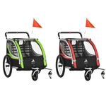 Aosom 2-IN-1 Child Bike Traile Baby Stroller With Brake Storage Bag Reflectors. Fixed Price $184.99.