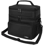 Double Deck Lunch Bag Dual Compartment For Women Work Office Insulated Box. Fixed Price $17.99.