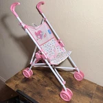 Hauck Love Pink Heart Polka Dot Kids Toy Umbrella Stroller 18 Doll Accessory. Fixed Price $15.00.