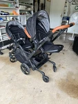 Contours Curve V2 Convertible Tandem Double Stroller-leather Trim & 360 Turning. Fixed Price $415.00.