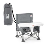 Portable Booster Seat Toddler Folding Dining Chair W/ Double Tray Baby Travel. Fixed Price $30.00.