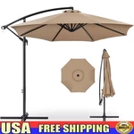 10FT Patio Umbrella W/ Easy Tilt Hand Crank Vented Design Durable Steel Frame Us. Fixed Price $123.10.
