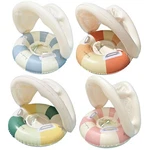 Baby With Canopy Inflatable Swimming Floats For Age 0-4 Years Great Gift. Fixed Price $32.55.