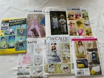 Mixed Lot 7 Simplicity Butterick Mccalls Baby Toddler Accessory Sewing Patterns. Fixed Price $11.95.