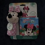 Minnie Mouse Stick Rattle Disney Baby Pink Polka Dots And Color Garden Book Nwt. Fixed Price $13.75.