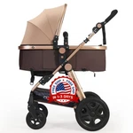 Luxury Newborn Baby Infant Stroller Foldable Convertible Bassinet. Fixed Price $379.99.