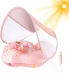 Baby Float With Canopy UPF50+ Sun Protection For Infant Newborn Toddler Inflatab. Fixed Price $45.99.
