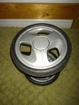 Combi Cosmo Lk 1EX Stroller Rear Wheel Only. Size 5 7/8". Fixed Price $12.99.
