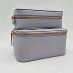 Rachel Zoe Travel Cases Makeup Jewelry Purple Gold Euc Set Of Two Zip. Fixed Price $47.50.