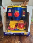 Play "my First Espresso Machine" Vintage 1997 Toy New Box European Retro. Fixed Price $95.00.