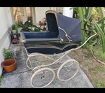 Vintage Silver Cross Pram Baby Stroller Carriage Great Britain. Fixed Price $488.00.