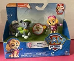 Nickelodeon Paw Patrol Skye Action Pack Pup & Rocky--new (damaged Box) 2015. Fixed Price $14.99.