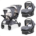 Baby Trend Sit N' Stand Double Stroller With Ez-lift Car Seat (2 Pack), Magnolia. Fixed Price $449.97.