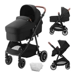 Uimoso Convertible Baby Infant Stroller Foldable Pushchair With Bassinet Black. Fixed Price $131.99.