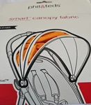 Phil & Teds Smart Canopy Sunhood Orange Replacement Fabric SMSH-44 F22. Fixed Price $49.99.