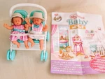 New Zuru My Mini Baby Series 2 Double Stroller Twins Boy + Girl. Fixed Price $40.00.