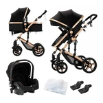 Baby Stroller 3-IN-1 Travel System,adjustable And Accessories Combo Set. Fixed Price $350.55.