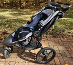 Baby Jogger Summit X3 Black Stroller Comes W/ Car Seat Adapter & Child Tray. Fixed Price $260.00.