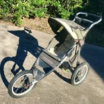 Schwinn Baby Jogging Stroller, Foldable For Storage, Has Hand Breaks, No Belts. Fixed Price $99.98.