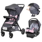 Passport Cargo Stroller Travel System With Ez-lift Plus Infant Seat, Pink. Fixed Price $347.99.